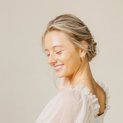 Women’s Opal Huggie Hoop Earrings