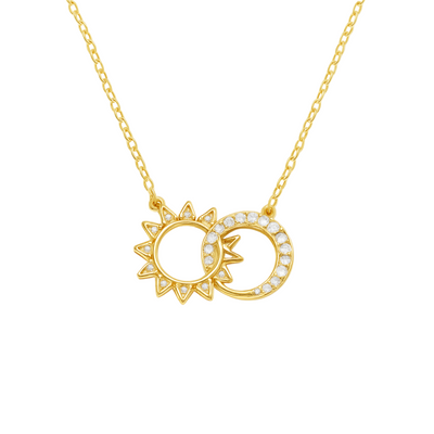 Women’s Sun and Moon Necklace