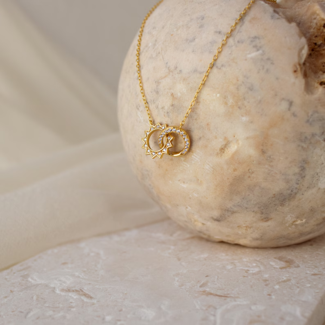 Women’s Sun and Moon Necklace