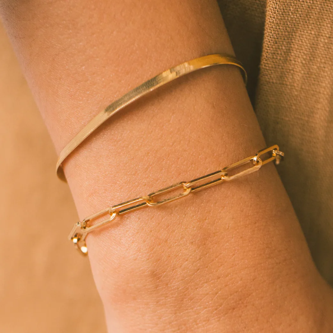 Women’s Paperclip Link Bracelet