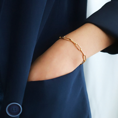 Women’s Paperclip Link Bracelet