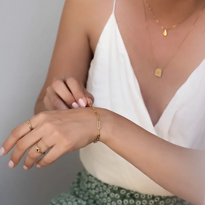 Women’s Paperclip Link Bracelet