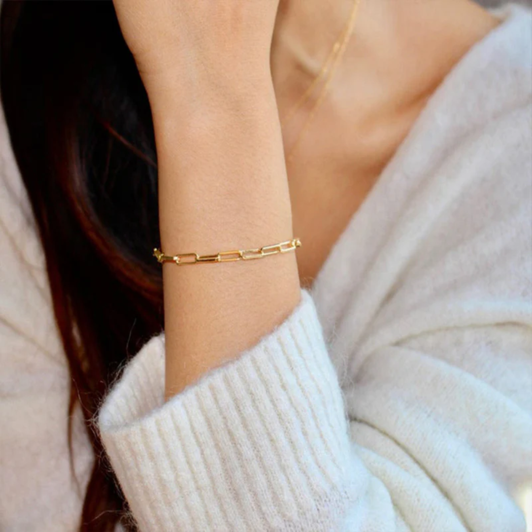 Women’s Paperclip Link Bracelet