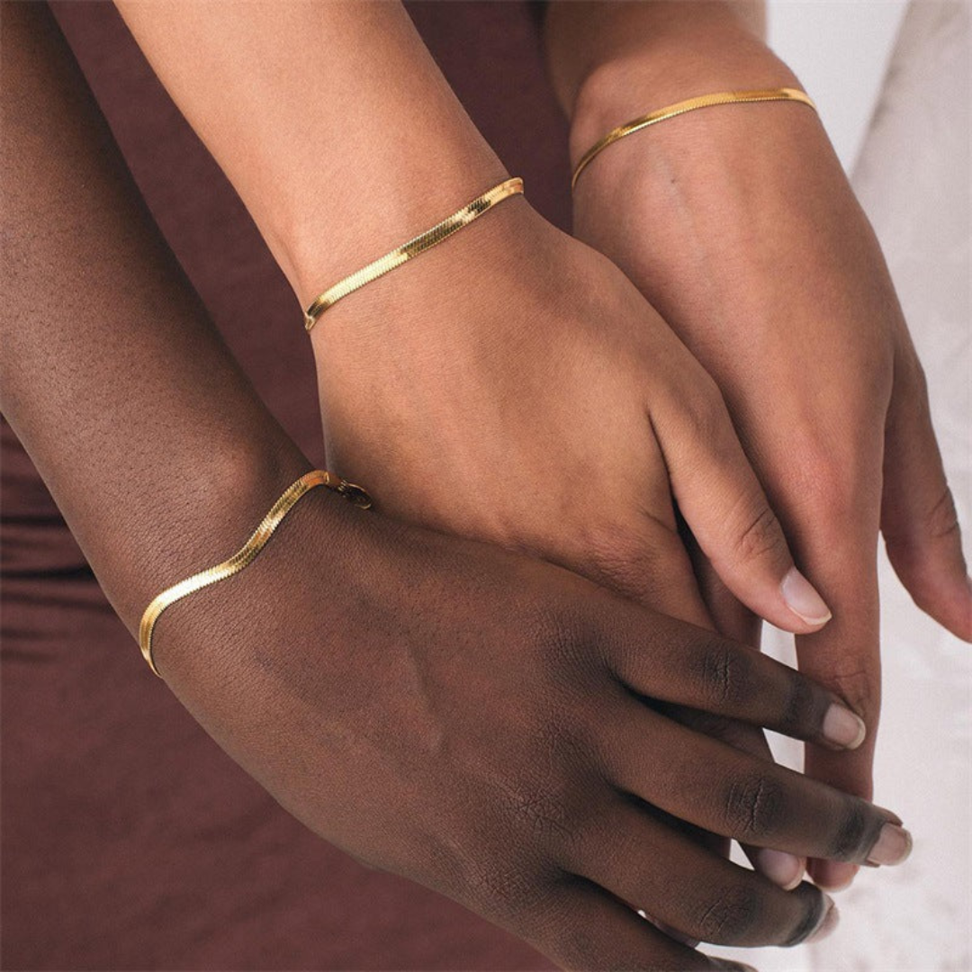 Women’s Herringbone Chain Bracelet