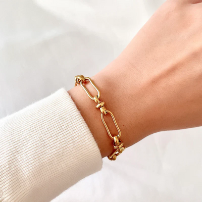 Women’s Paperclip Chain Bracelet