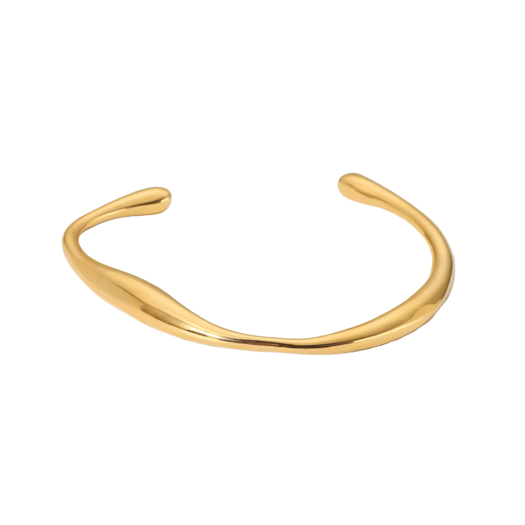 Women’s Twisted Gold Bangle