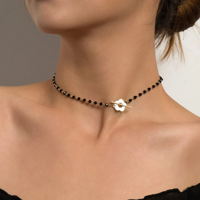 Women’s Floral Choker Necklace