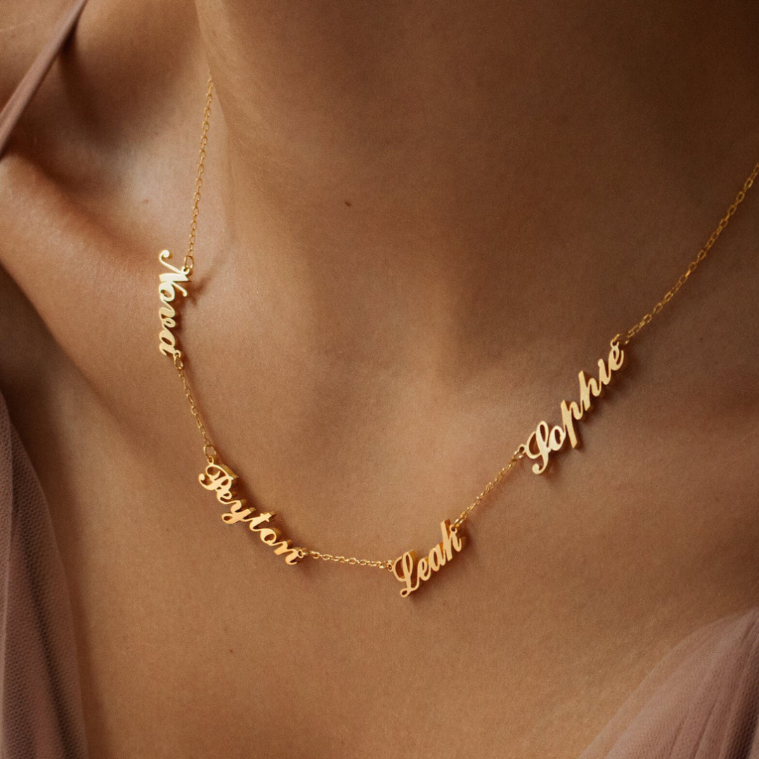 Women’s Personalised Multiple Name Necklace