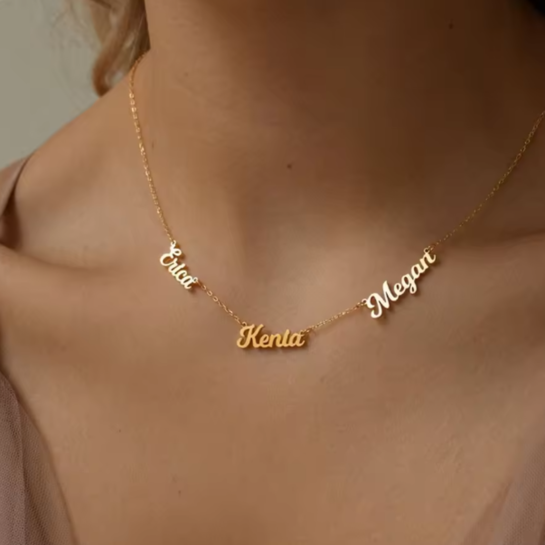Women’s Personalised Multiple Name Necklace