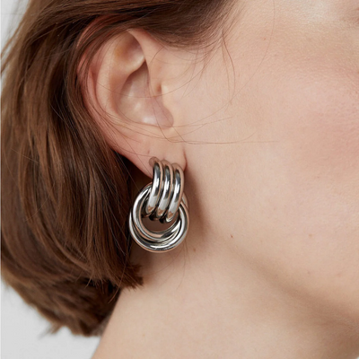 Women’s Layered Hoop Earrings