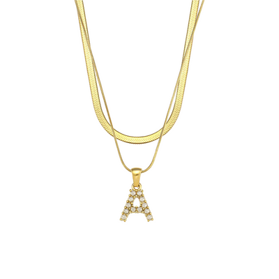 Women’s Personalised Layered Initial Necklace