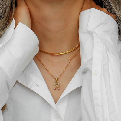 Women’s Personalised Layered Initial Necklace
