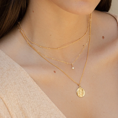 Women's Dainty Satellite Chain Necklace
