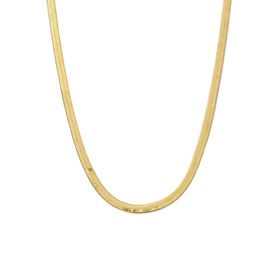 Women's 3mm Gold Filled Herringbone Necklace