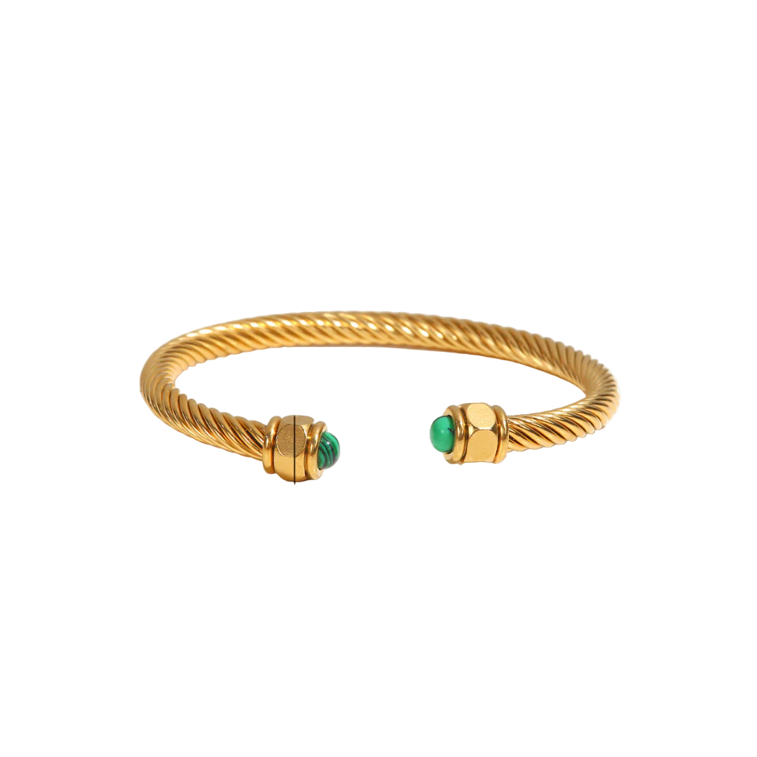 Women’s Gold Chain Bangle Bracelet