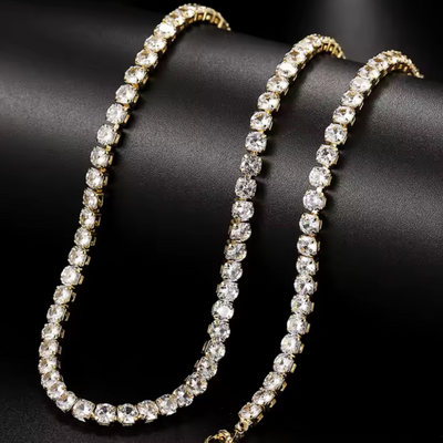 Women's 3mm Tennis Necklace