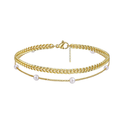 Women’s Herringbone Layered Bracelet
