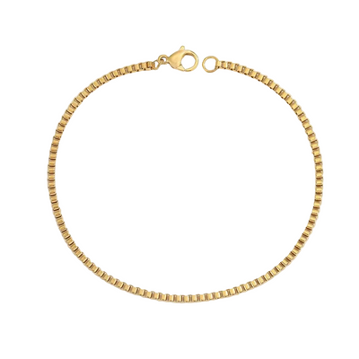 Basic Block Chain Bracelet