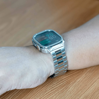 Unisex Steel Smartwatch Band with Case