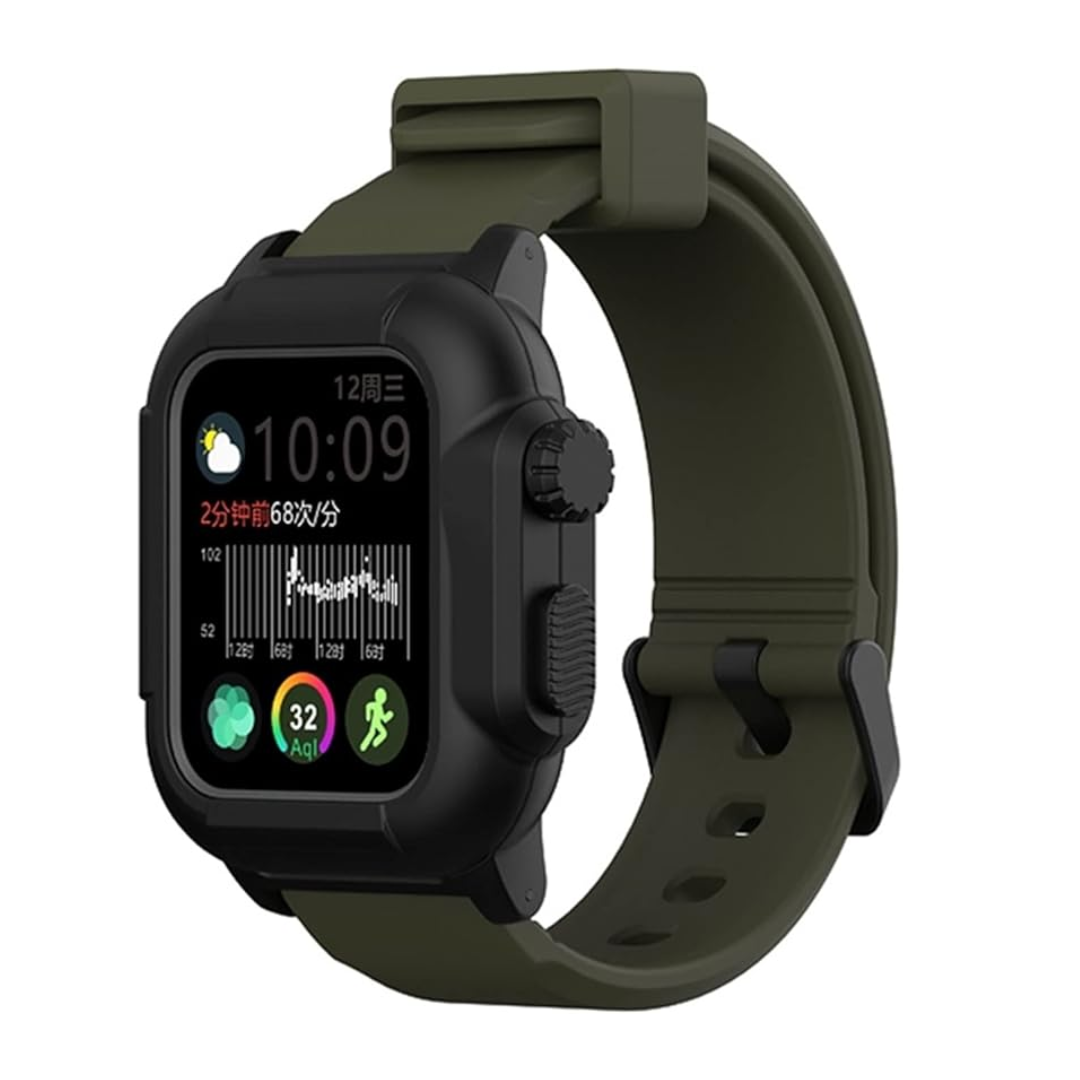 Unisex Waterproof Smartwatch Band with Case
