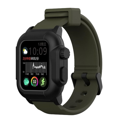 Unisex Waterproof Smartwatch Band with Case