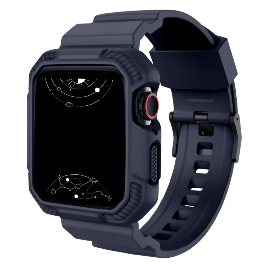 Unisex Rugged Smartwatch Strap with Case 42/44mm