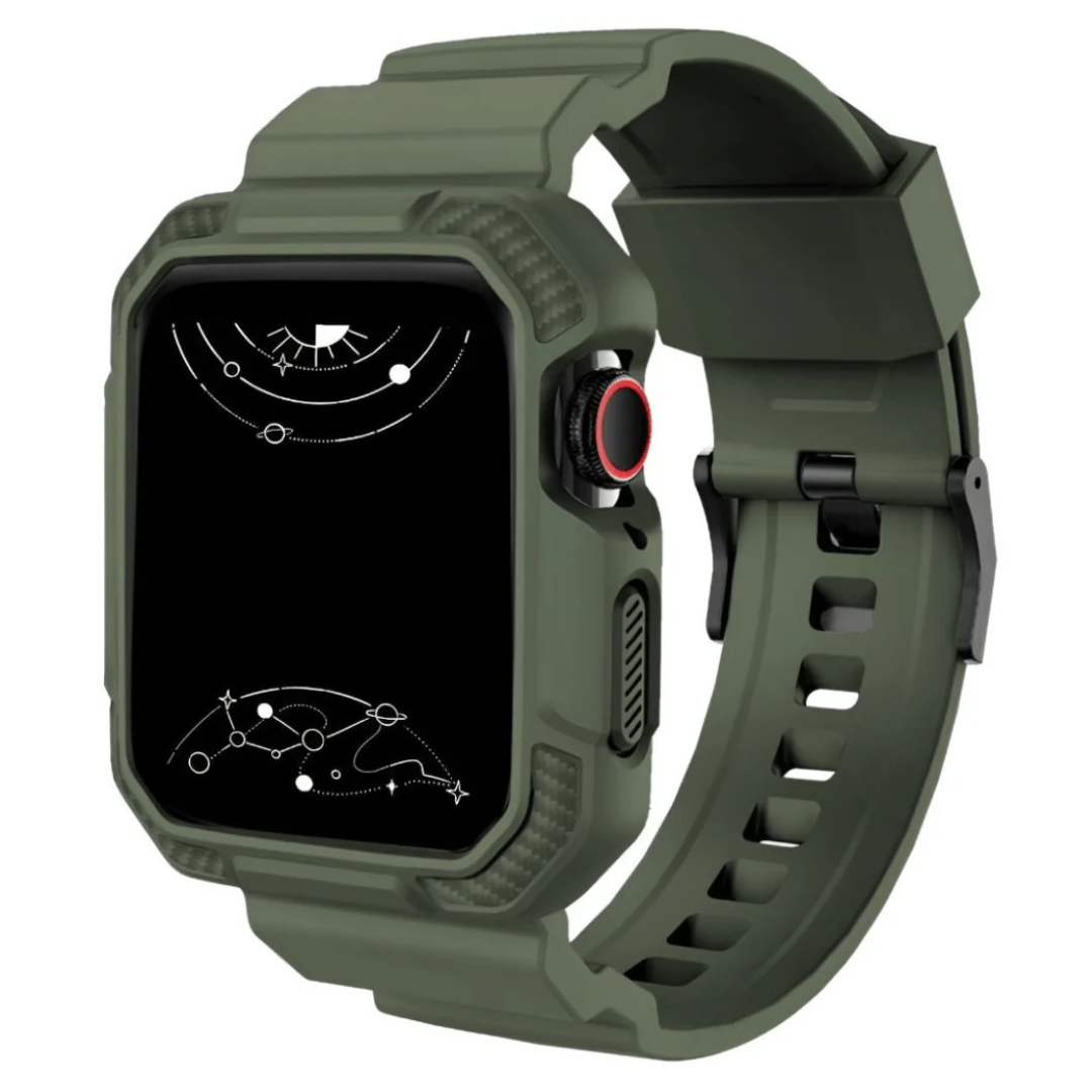 Unisex Rugged Smartwatch Strap with Case 42/44mm