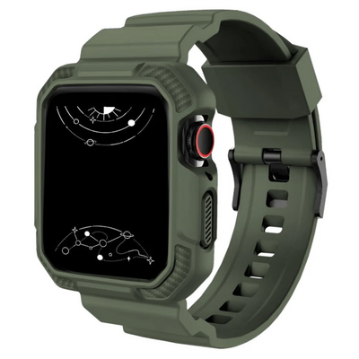 Unisex Rugged Smartwatch Strap with Case 42/44mm