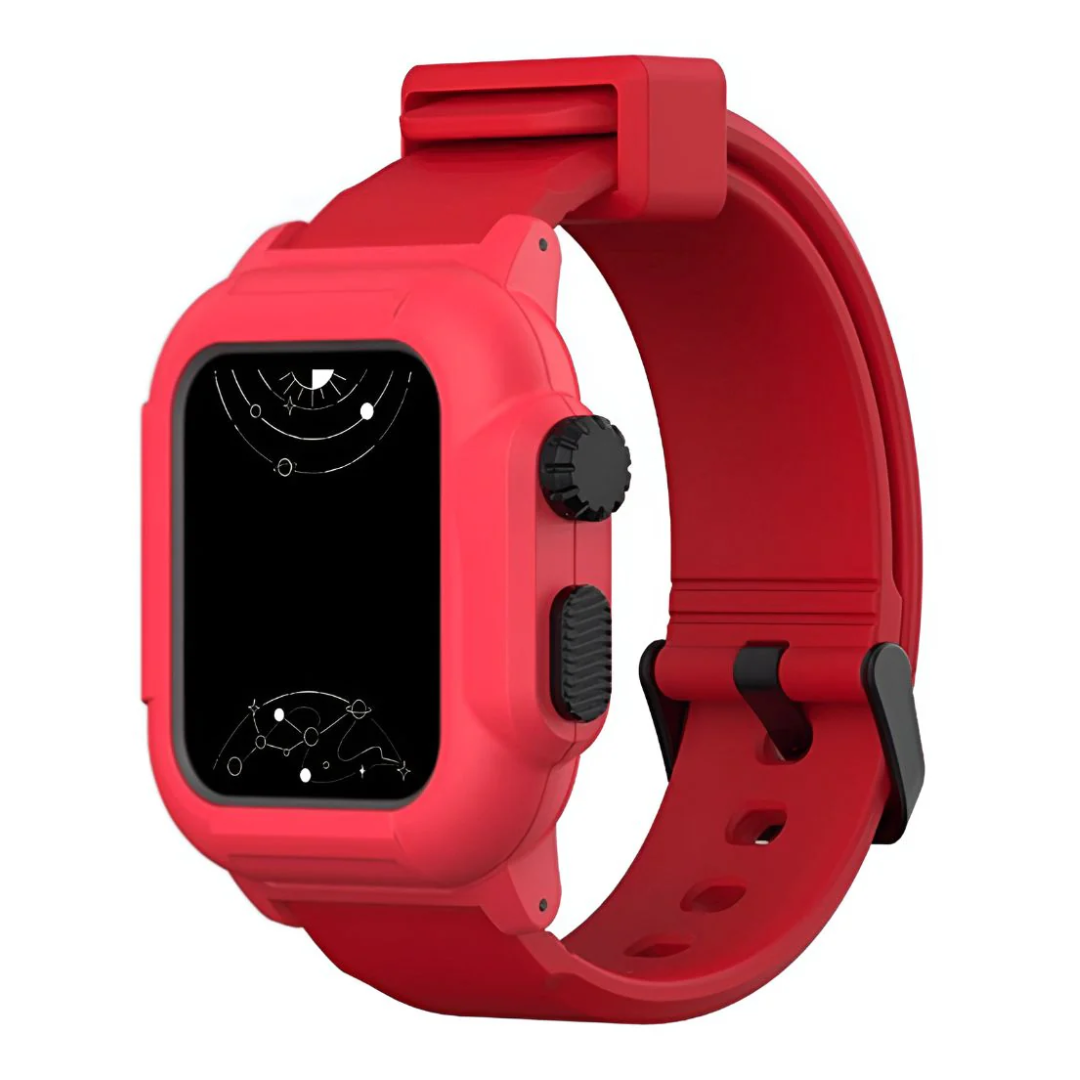 Unisex Waterproof Smartwatch Band with Case