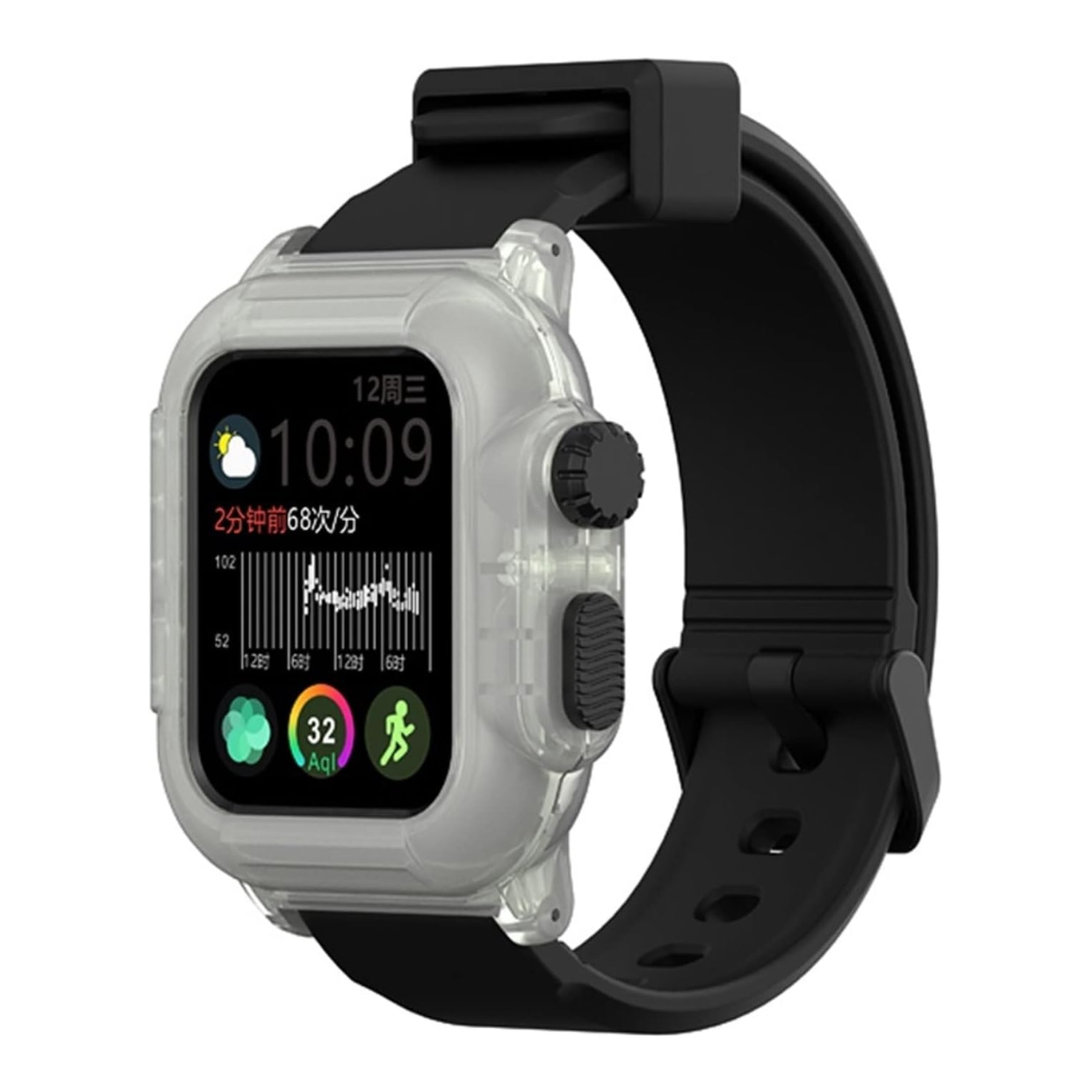 Unisex Waterproof Smartwatch Band with Case