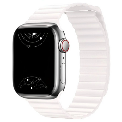 Unisex Magnetic Leather Smartwatch Band