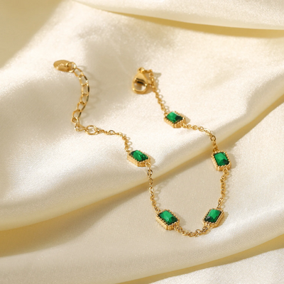 Women’s Emerald Link Bracelet