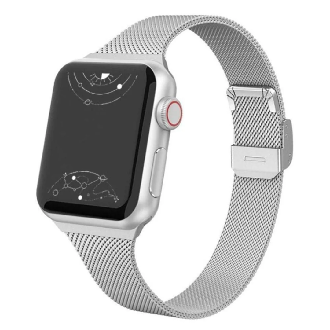 Unisex Slim Stainless Steel Smartwatch Strap