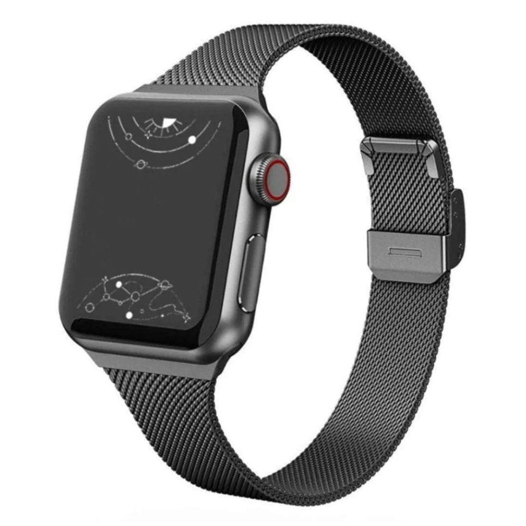 Unisex Slim Stainless Steel Smartwatch Strap