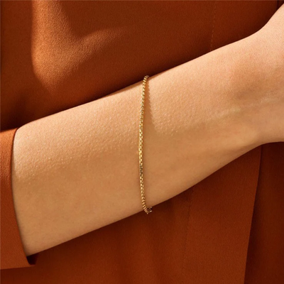 Basic Block Chain Bracelet