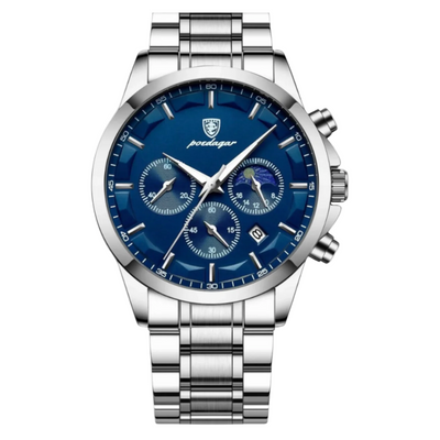 Men’s Stainless Steel Bracelet Watch | Obsidian Harbor