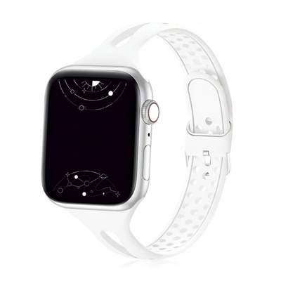 Unisex Slim Silicone Smartwatch Strap