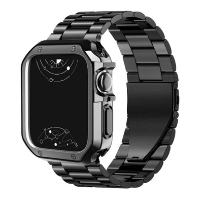Unisex Steel Smartwatch Band with Case