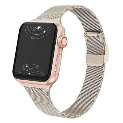 Unisex Slim Stainless Steel Smartwatch Strap