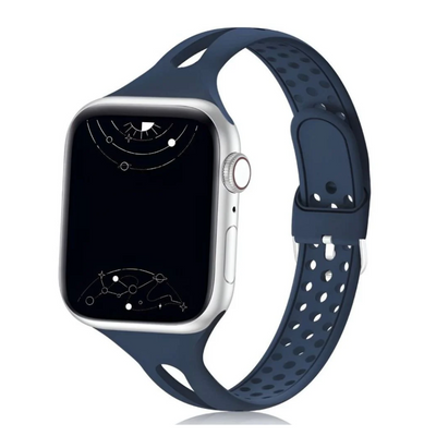 Unisex Slim Silicone Smartwatch Strap