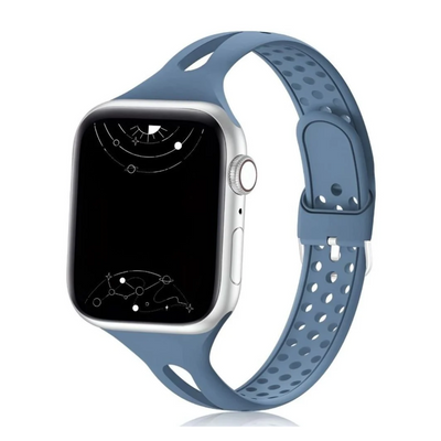 Unisex Slim Silicone Smartwatch Strap