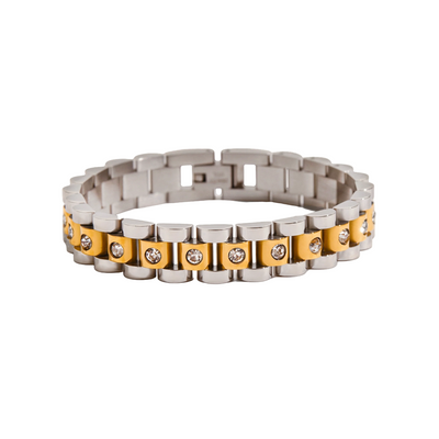 Women’s Diamond Watchband Chain Bracelet