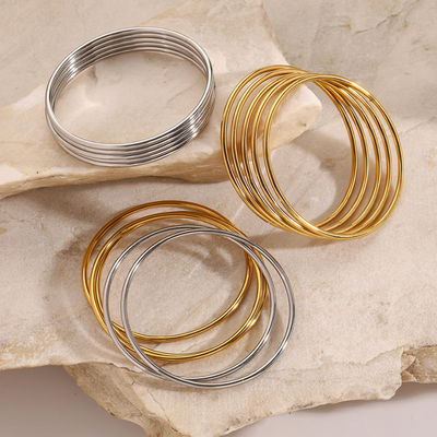 Women’s Bangle Bracelet Stack Set
