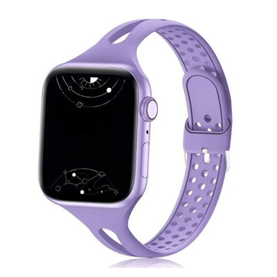Unisex Slim Silicone Smartwatch Strap