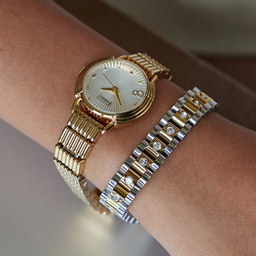 Women’s Diamond Watchband Chain Bracelet