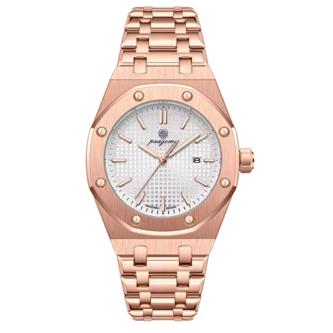 Men’s Stainless Steel Bracelet Watch | Monarch Pinnacle