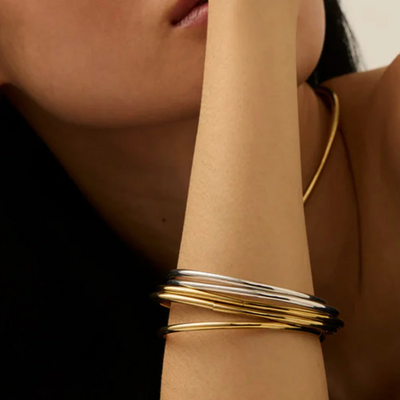 Women’s Bangle Bracelet Stack Set
