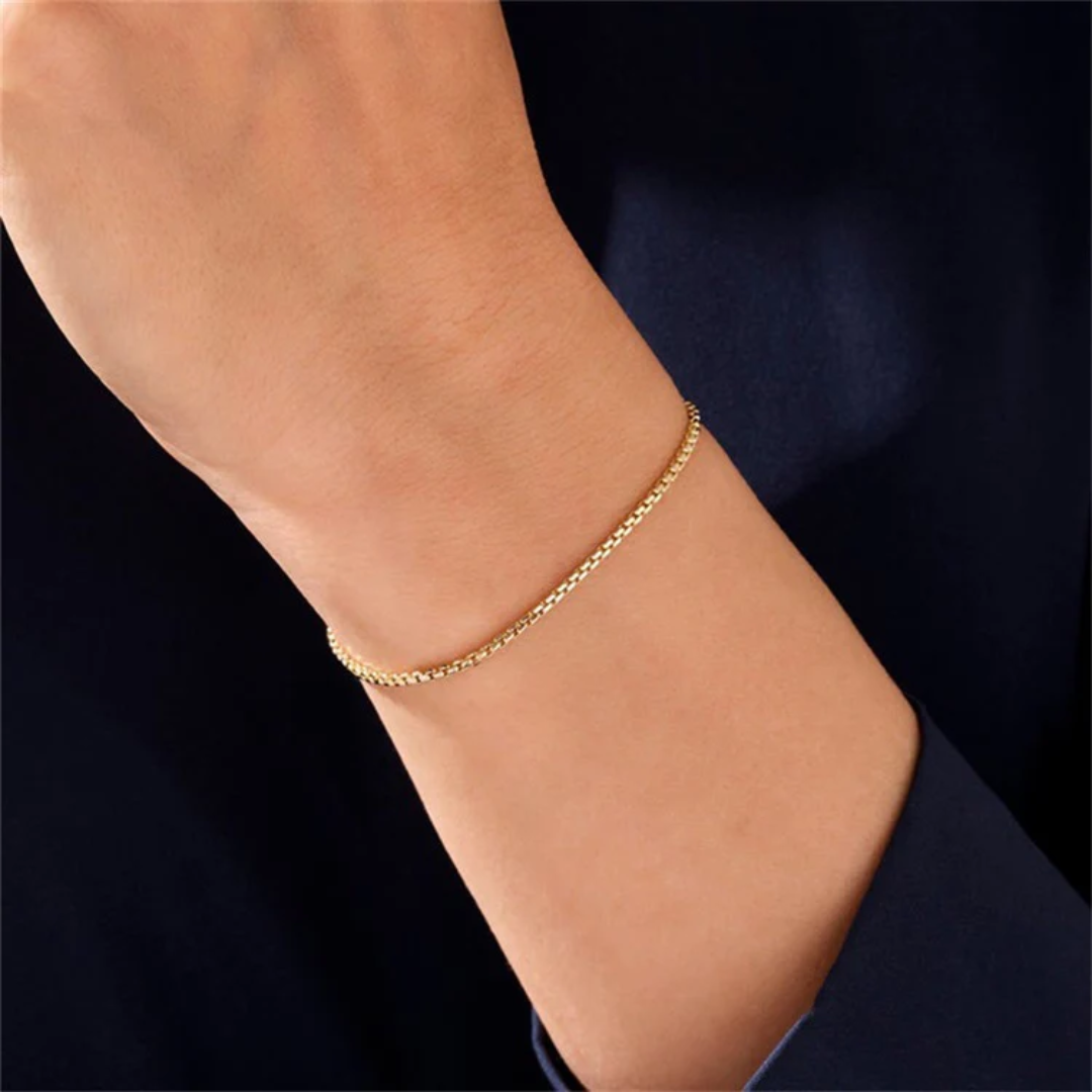 Basic Block Chain Bracelet