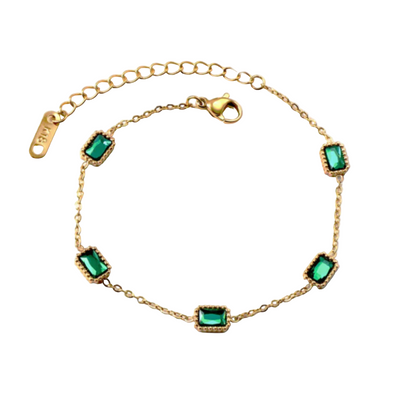 Women’s Emerald Link Bracelet
