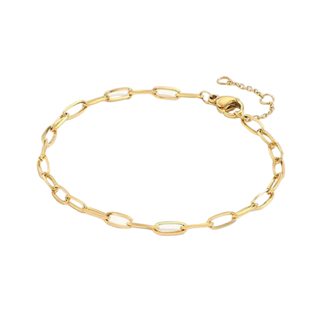 Women’s Paperclip Link Chain Bracelet